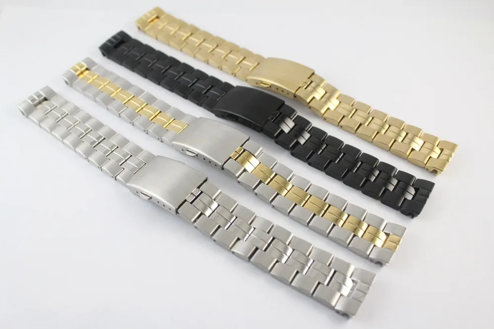 

19mm T049417A T049407 T049410A Male WatchBand T-CLASSIC Stainless Steel band Strap For T049