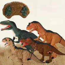 Infrared RC Electronic pets Remote Control Dinosaur Toys with Shaking Head Light Up Eyes and Sounds