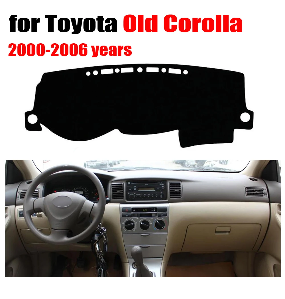 Автомобильный коврик RKAC для приборной панели TOYOTA old COROLLA 2000-2006 года левосторонний