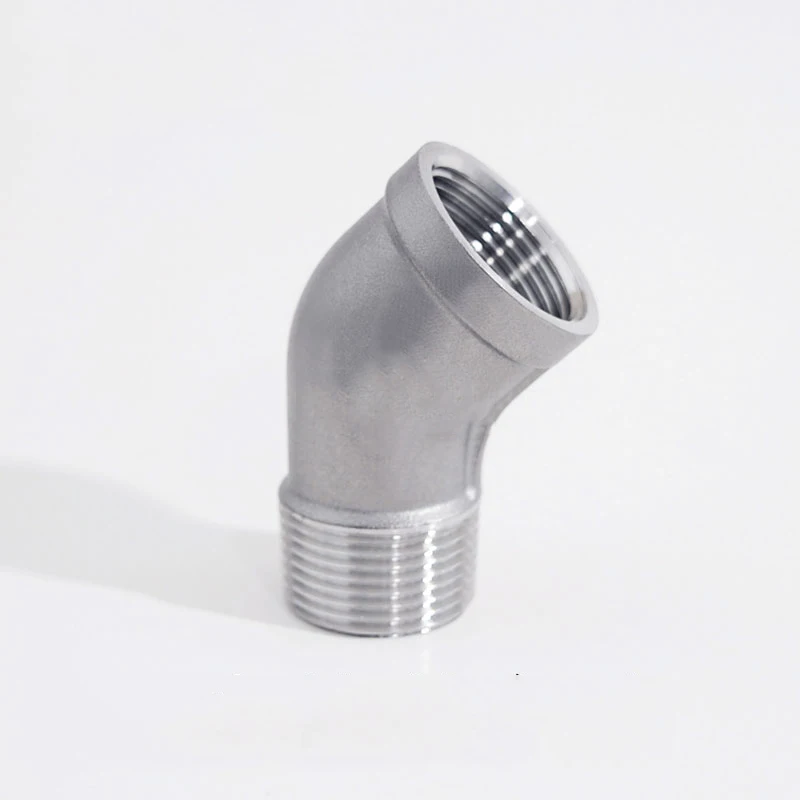 1/2" 3/4" 1" BSP Female To Male Thread 304 Stainless Steel 45 Degree Elbow Pipe Fitting Connector Adapter Coupler