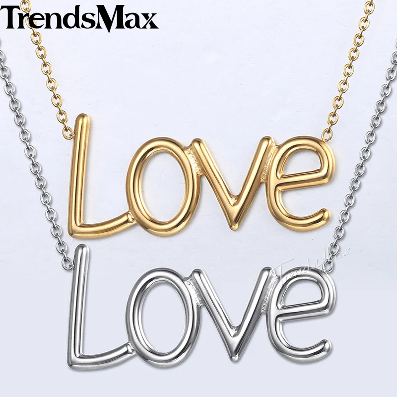 Женское Ожерелье Trendsmax с подвеской ювелирные изделия 2018 цвет под золото ожерелье