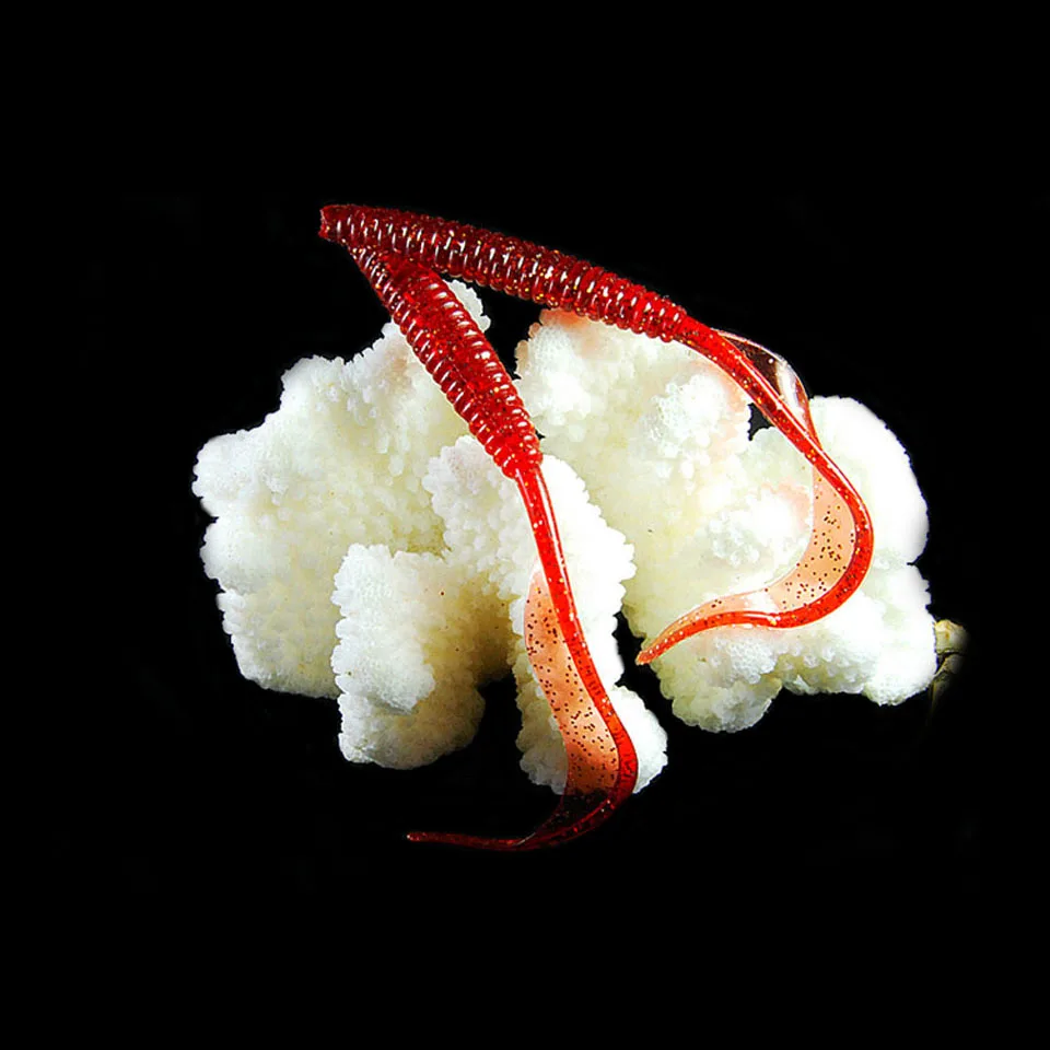 WALK FISH 8PCS/Lot Long Tail Grubs 100mm Soft Lure Long Fishing Lure Artificial Bait Soft Fishing Lure Pesca WALK FISH 8PCS/Lot Long Tail Grubs 100mm Soft Lure Long Fishing Lure Artificial Bait Soft Fishing Lure Pesca