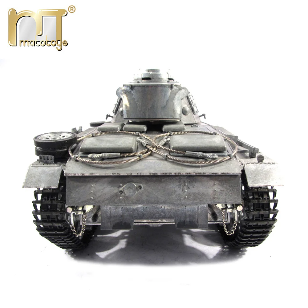 Мату 1 16 Завершить все полный Металл Немецкий Panzer III RC танк модель airsoft отдачи ствола Готов к Запуску РТР версии военных танковый бой танки на радиоуправлении