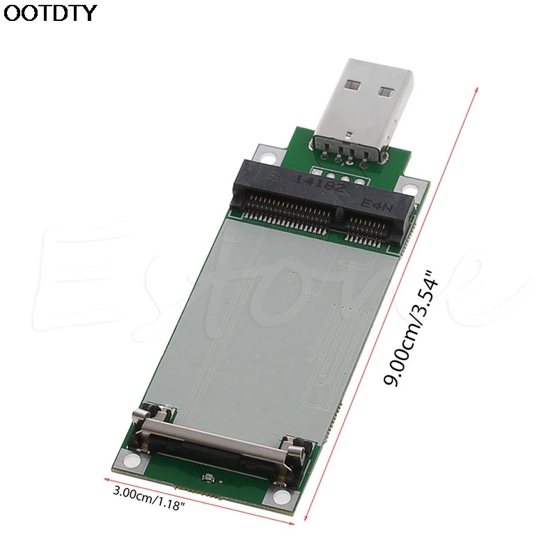 Мини PCI-e беспроводной WWAN к USB адаптер карты с sim-карты Слот Модуль тестирования-L059 горячий