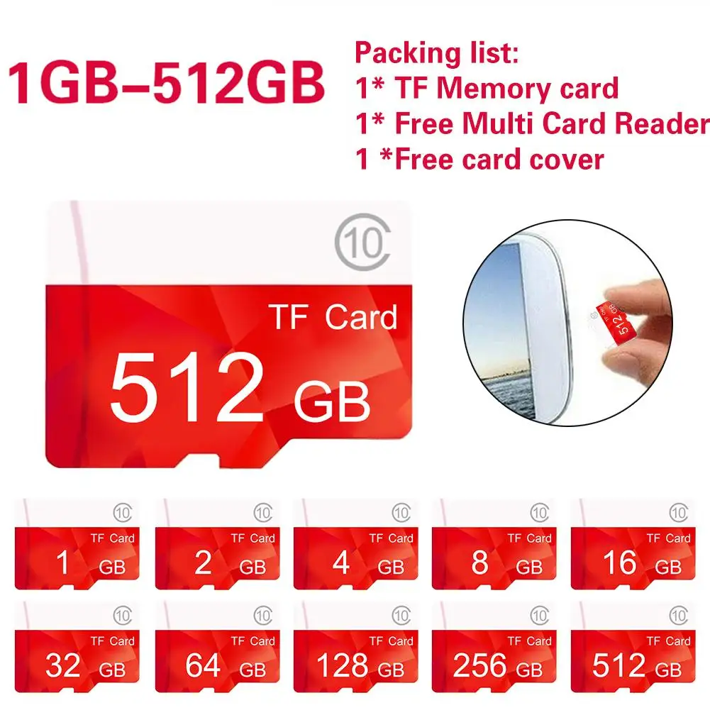 

Memory Card 1GB-512GB High Speed Neutral TF Flash Memory Card For IOS Android Phones PC Cameras Wholesale Purchasing