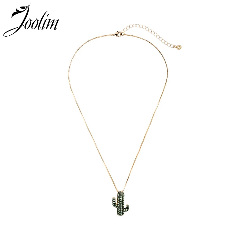 

Joolim Delicate Cactus Pendant Necklace Summer Necklace