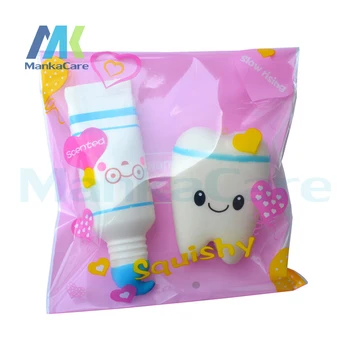 

Antistress Reduce Pressure Toys Hand Toy Squishy Jumbo Cute Teeth Kawaii Squishy Slow Rising Straps Kids Squeeze Toy Dental gift