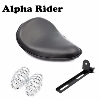 

Motorcycle Black Solo Seat Spring Bracket Saddle with Mount Kit for Honda Yamaha Kawasaki Harley Sportster Bobber Chopper Custom