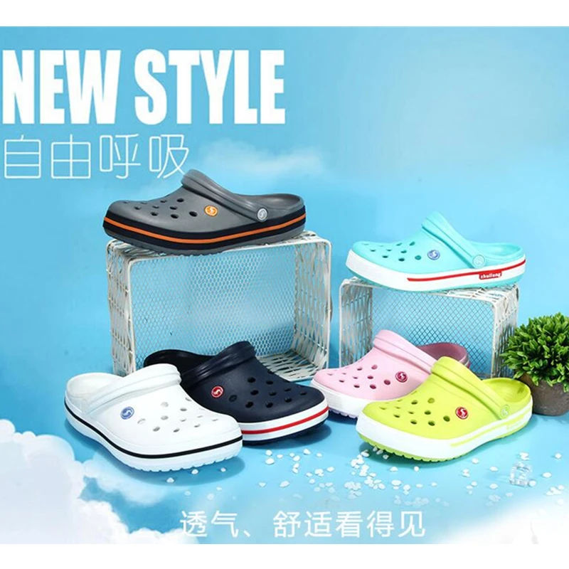2019 Women Men Beach Shoes Sandals Home Slippers Outdoor Summer Sea Aqua Shoes Croc Wading Sneaker Leisure Shoes