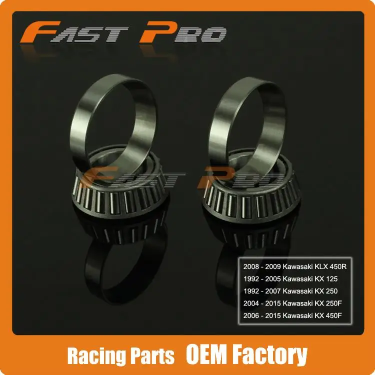 Steering Stem Head Race Bearings For KLX450R 08 09 KX125 92 05 KX250 92 07 KX250F 04 15 KX450F