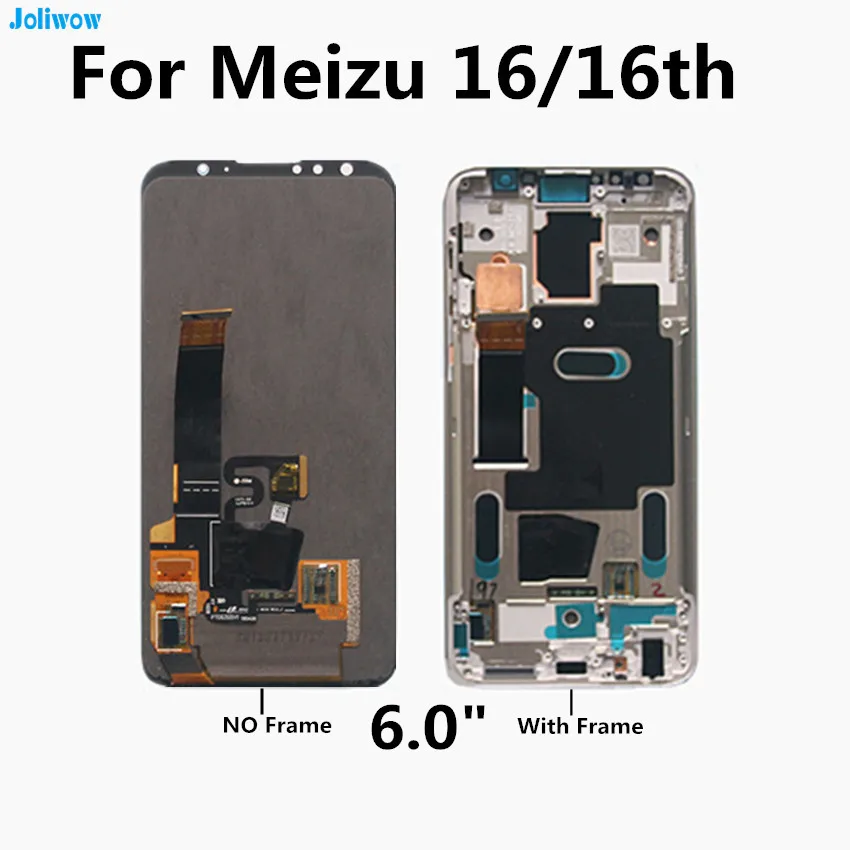 

Super AMOLED 6.0" FOR Meizu 16 16th 16X M882 M872 LCD Display+Touch Screen+Tools Digitizer Assembly Replacement Accessories