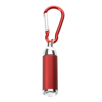 

Outdoor Fishing LED Mini Flashlight Torch Carabiner Keychain