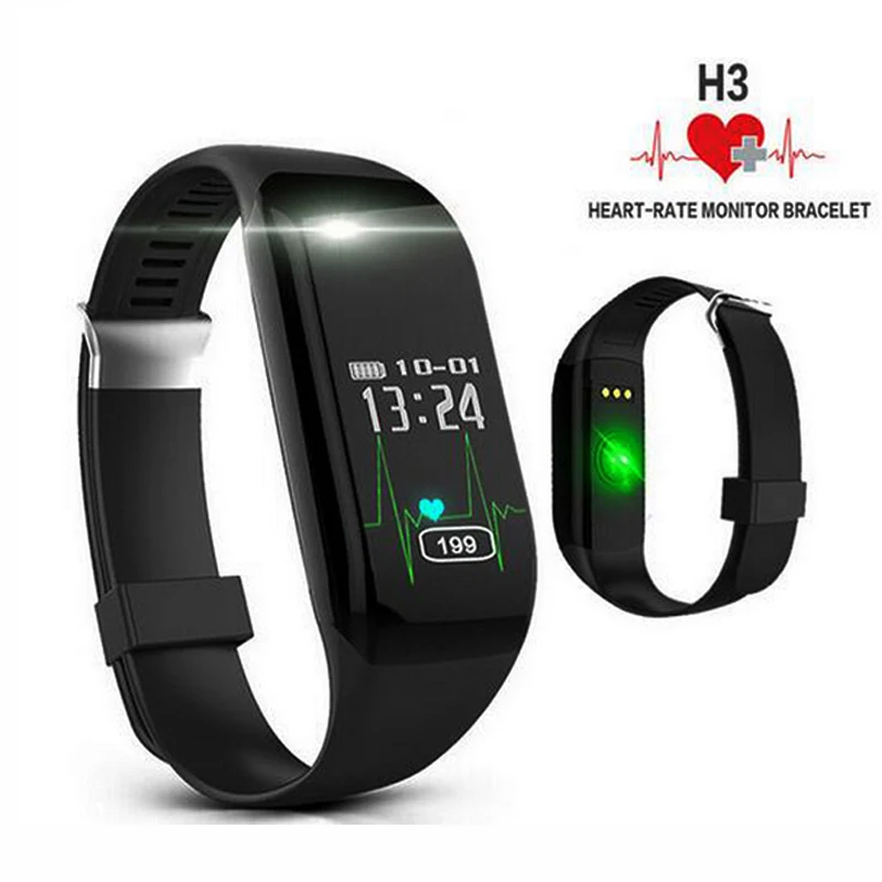 Smart Bracelet H3 Wristband Heart Rate Monitor Bluetooth 4 0 Passometer Waterproof Sports Fitness Tracker Smartband