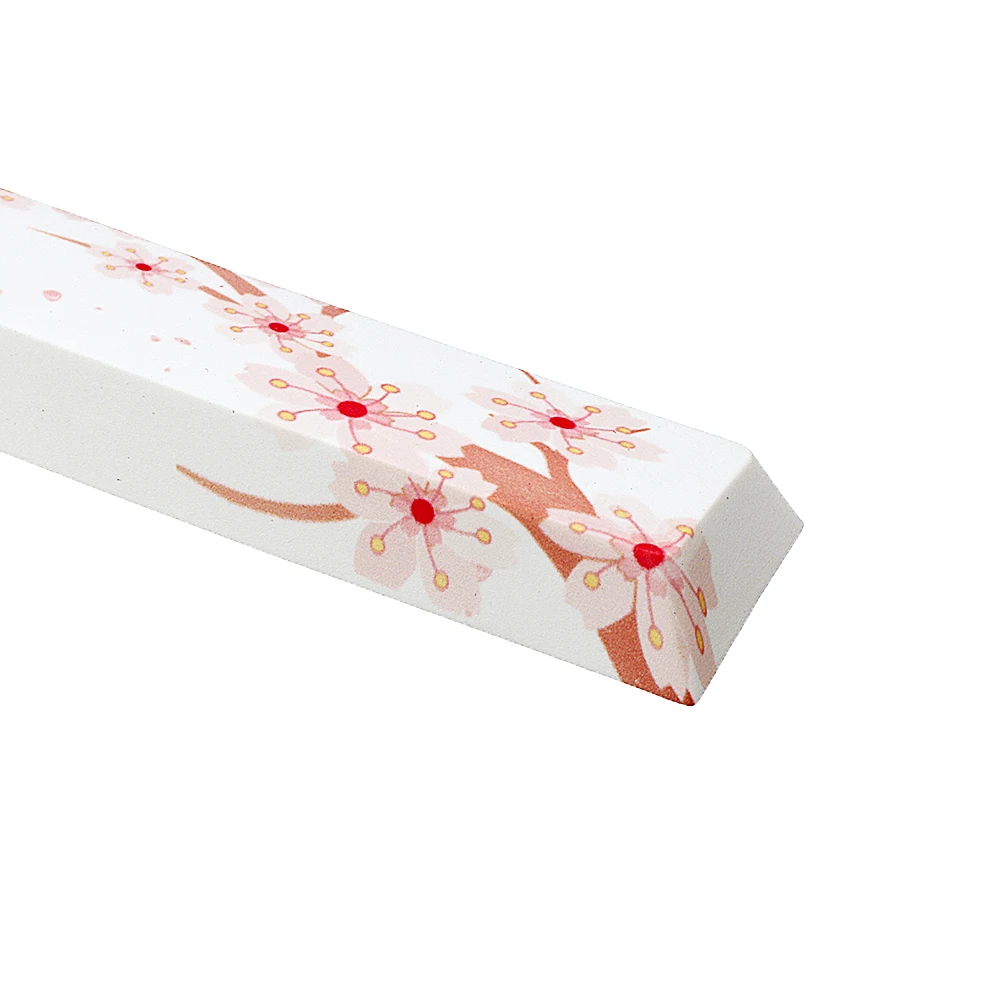 Пятисторонний Dyesub PBT Sakura-Space Bar 6.25u Новинка Keycap