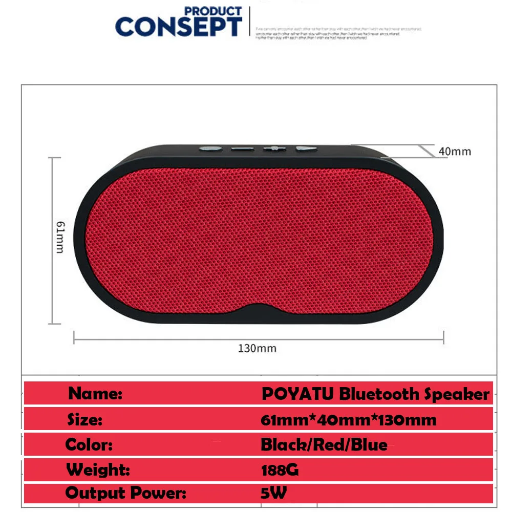 POYATU Bluetooth Speaker FM Radio Bass Wireless Speaker Bluetooth Speakers Portable FM With Bluetooth USB Mini Speaker For Phone  (13)