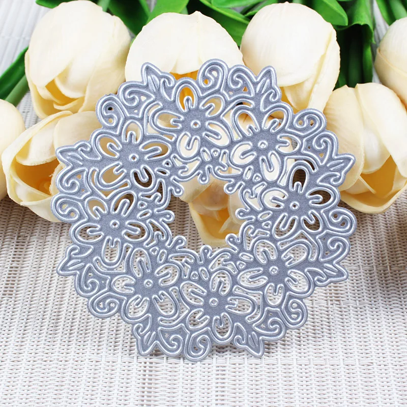 

Beautiful Flower Metal Cutting Dies for Scrapbooking Embossing Stencils DIY Stencil Photo Paper Decorative Craft#010