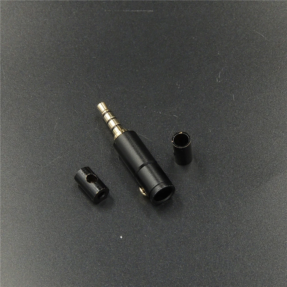 2PCS High Quality 3.5 mm Male 4 Pole Headphone Plug