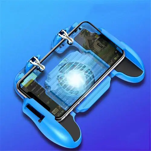  Yiwa H5 Portable PUBG Mobile Phone Game Controller Joystick Cooling Fan Gamepad for IOS Android