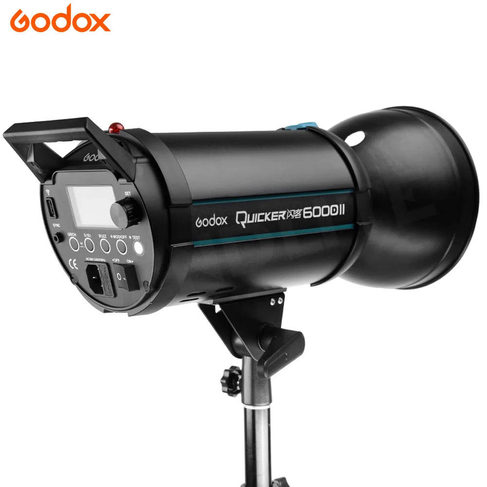 Godox Quicker 600DII 600W High-speed Flash Studio Strobe Photography GODOX Q Series AC110V/ 220v-240v Godox Quicker 600DII 600W High-speed Flash Studio Strobe Photography GODOX Q Series AC110V/ 220v-240v