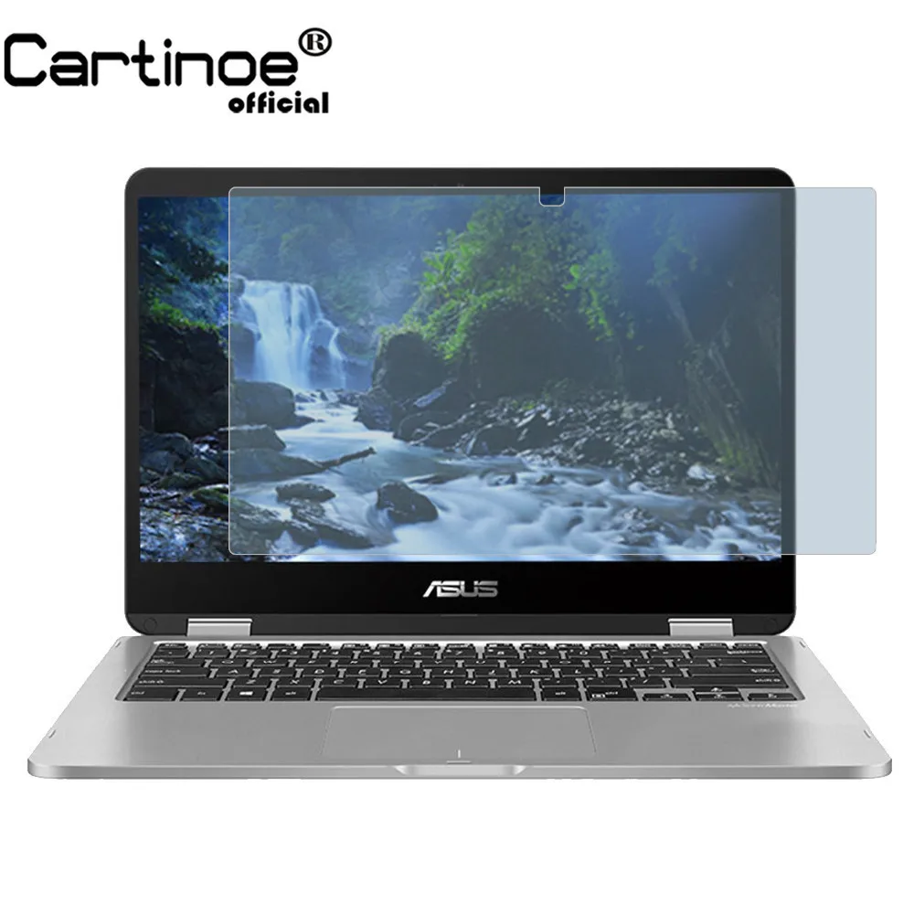 Cartinoe Screen Protector For Asus Vivobook Flip 14 Tp401c Tp401n 14 Inch Notebook, Anti Blue Light Lcd Screen Guard Film, 2pcs