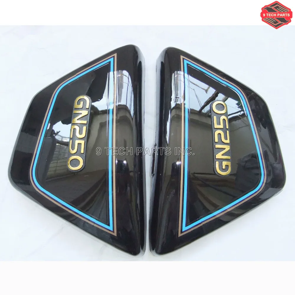 Side Panels Suzuki GN250 Black Pair