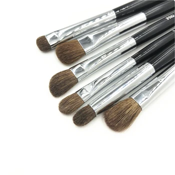

Professional Eyeshadow Blending Brush Goat Hair Pro Angled Shadow Brush Pointed Precision Smudge Make up Brush Tool