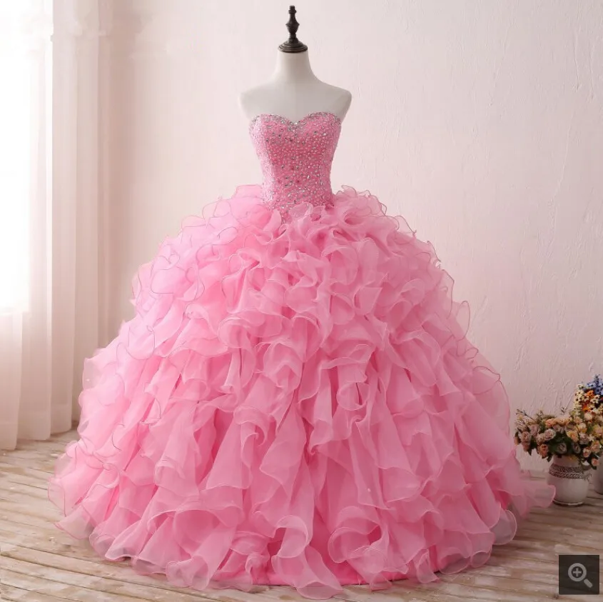 Robe de soiree Настоящее Изображение розовый бальное платье с оборками бисером платье для выпускного вечера без бретелек с куртками скромный мусульманский женское выпускное платье