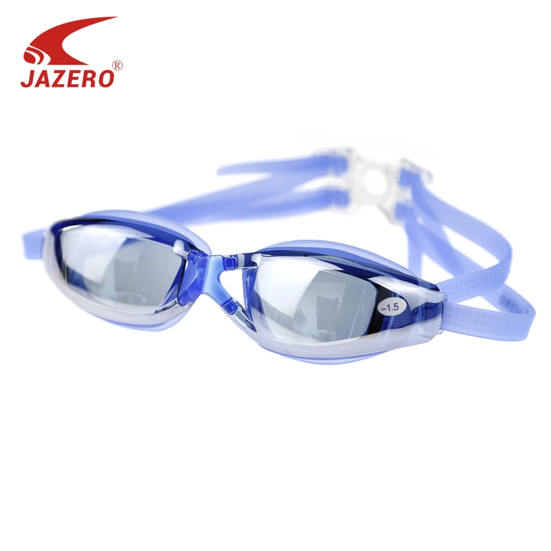 

JAZERO Men Swimming Goggles Professional Myopia Anti Fog UV Protection Swim Eyewear Electroplate Waterproof Swim Glasses For Men