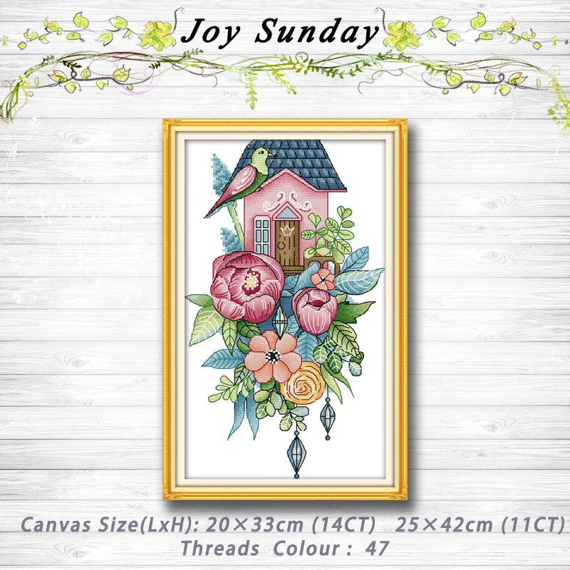

Bird's home Animal painting 14CT 11CT counted cross stitch kits embroidery set Needlework Set chinese cross stitch Home decor