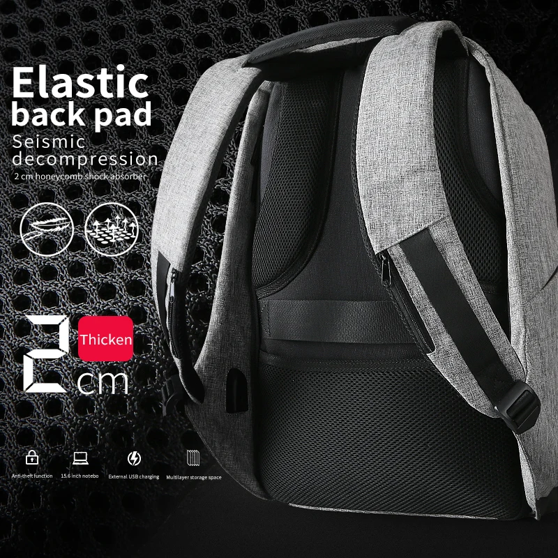 Mark Ryden multifunción USB de carga de los hombres del ordenador portátil de 15 pulgadas mochilas para Adolescente de Moda hombre Mochila viaje Mochila anti ladrón Mark Ryden multifunción USB de carga de los hombres del ordenador portátil de 15 pulgadas mochilas para Adolescente de Moda hombre Mochila viaje Mochila anti ladrón