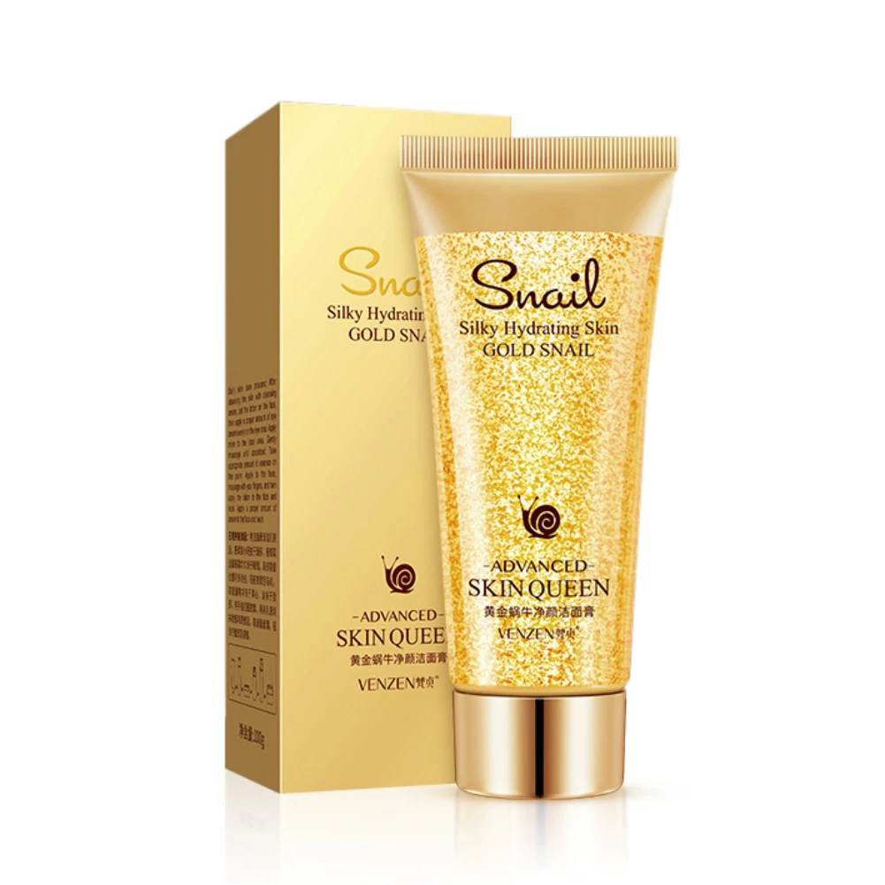 

Gold Snail Bubble Moisturizing Facial Pore Cleanser Face Washing Product Face Skin Care Anti Aging Wrinkle treatment Cleansing
