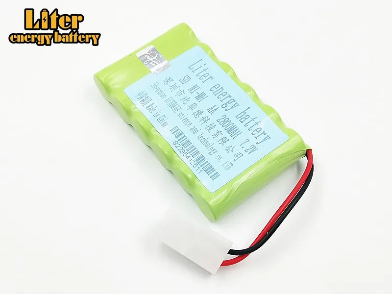 2800 mah 7.2 v bateria recarregável Com