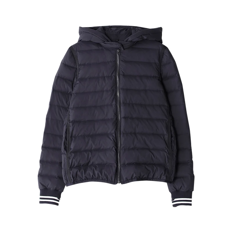 Goedkoop Toyouth Winter mode hooded licht donsjack vrouwen korte jas brief gedrukt zwarte bovenkleding donsjacks