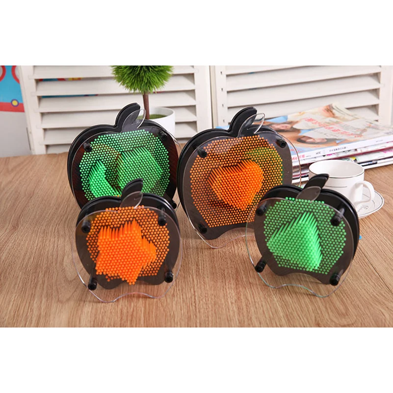 Apple 3D антистресс клон отпечатков пальцев игла живопись Новинка Gag Игрушечные