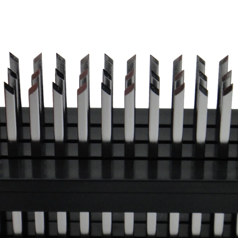 Najtaniej 48 ostrza nakłuwacz do mięsa ze stali nierdzewnej nowy profesjonalny stek kurczak ryba wieprzowina urządzenie do rozbijania mięsa z blokada bezpieczeństwa narzędzie kuchenne