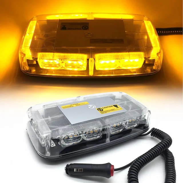 36LEDs Super Bright Car Roof Warning Light Dome LED Flashing Strobe