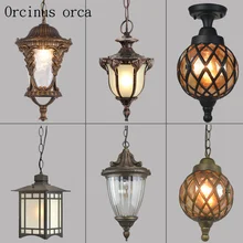 European style antique outdoor waterproof chandelier balcony Gallery garden decoration restaurant American Rural Iron Chandelier European style antique outdoor waterproof chandelier balcony Gallery garden decoration restaurant American Rural Iron Chandelier