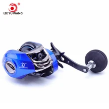 LIEYUWANG baitcasing Рыболовная катушка 6,3: 1 Передаточное отношение Рыболовная катушка левая и правая наживка литые Рыболовные катушки Капля воды колесо