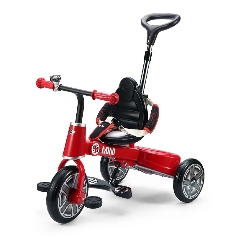 Мини детская складная трехколесная коляска с детским артефактом 1-3 лет детская коляска-велосипед - Цвет: a