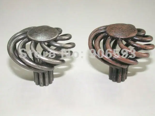 

24pcs lot free shipping circular birdcage vintage furniture knobs