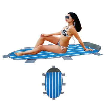 

Ultralight Outdoor Inflatable Cushion Sleeping Camping Mat Air Mattress Sleeping Bed Beach Picnic Mat with Built-in Pillow