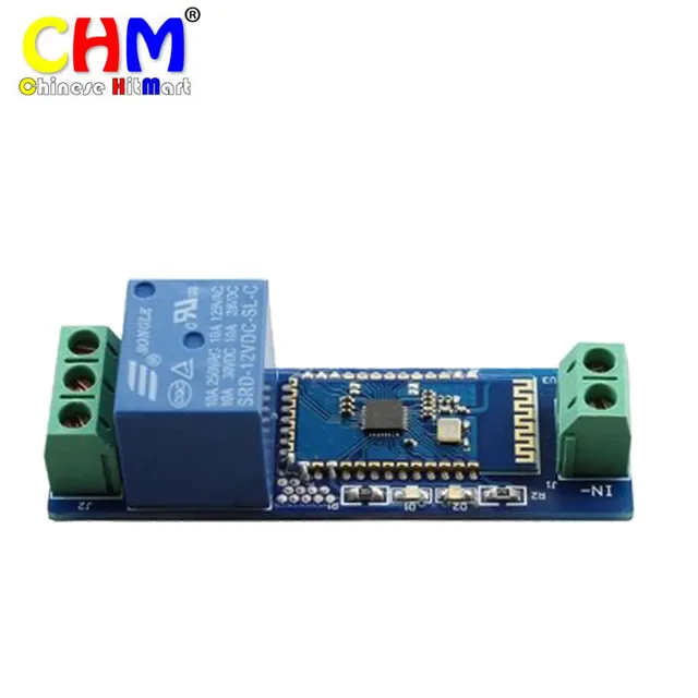Hobimake Bluetooth 1channel relay module 12v phone Bluetooth remote