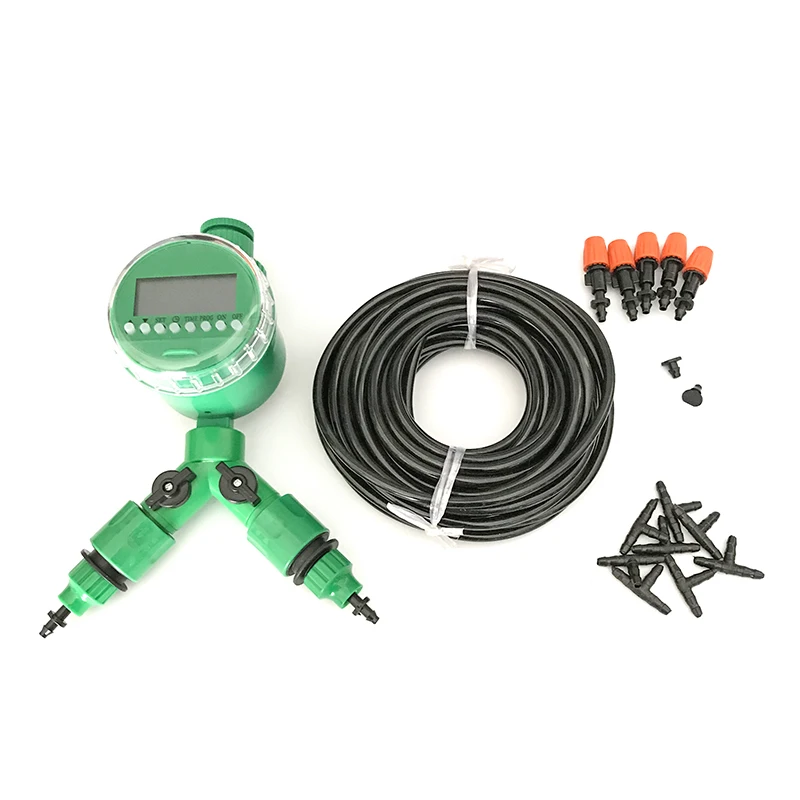 

20M 4/7 mm Hose Micro Irrigation Watering Timer Y Connector Drip Sprinkler Garden Watering Kits