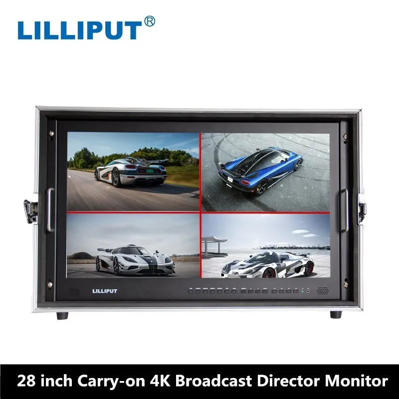 Lilliput 2" 3840x2160 широковещательный монитор 3g SDI 4 K Ultra HD монитор SDI HDMI TALLY монитор для камеры