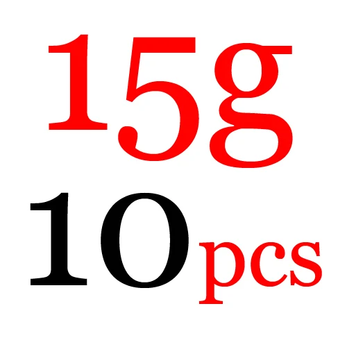 15g Новинка, все размеры, Регулируемый Вес, свинцовые весовые грузила для рыбалки, 1,2 г до 30 г, Популярные рыболовные аксессуары - Цвет: 15g