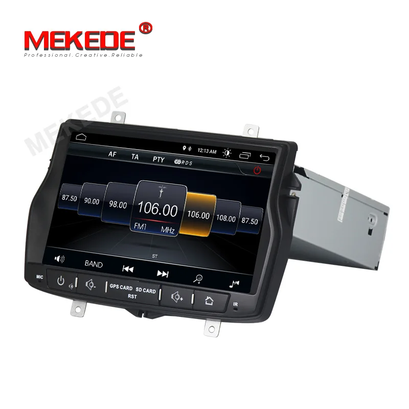 Best MEKEDE Android 9.1 8.1 Car Multimedia DVD Player For LADA Vesta for Radio GPS navigation audio Stereo Russian menu wifi BT 1