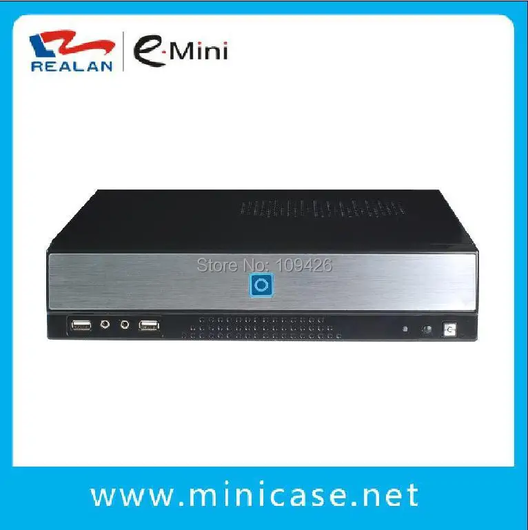 REALAN Mini ITX/MicroATX промышленный корпус поликарбонат E T01B с блоком питания 1 * PCI слот SGCC 0