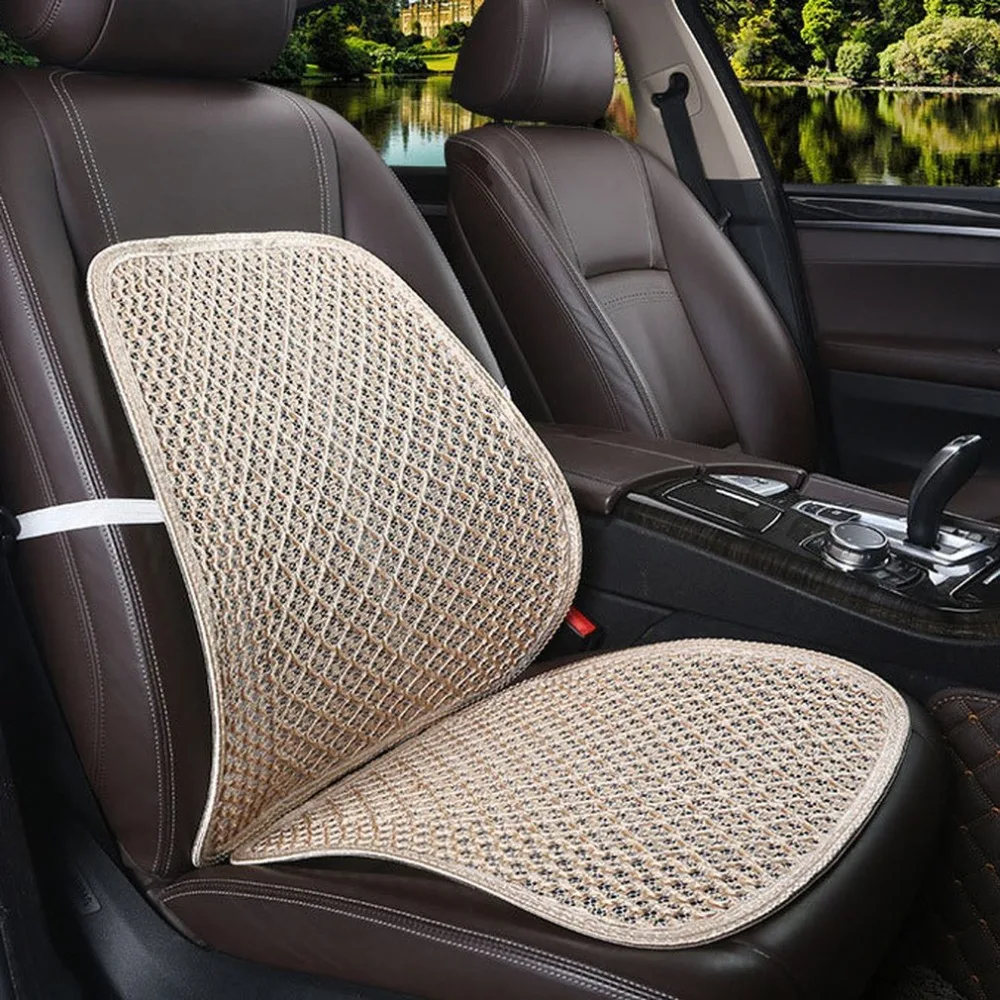Hot summer sale Practical Car Ice Silk Waist Cushion Summer Cool Hollow