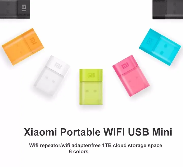 Xiaomi WiFi портативный мини USB беспроводной маршрутизатор/ретранслятор WiFi USB излучатель Интернет-адаптер с 1 ТБ бесплатное Облачное хранилище