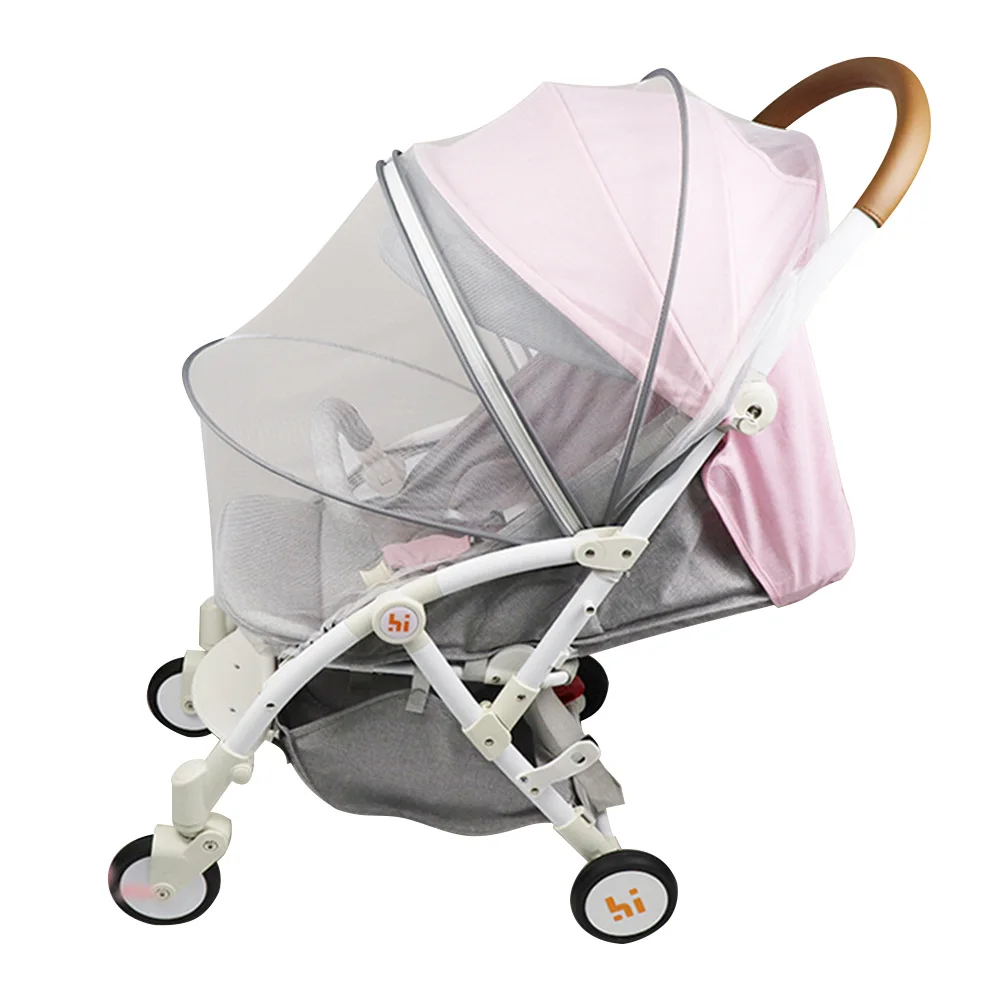 

Full Cover Baby Stroller Summer Safe Mosquito Net Children Crib Netting Accessories Fly Insect Protection Buggy Mesh Pushchair